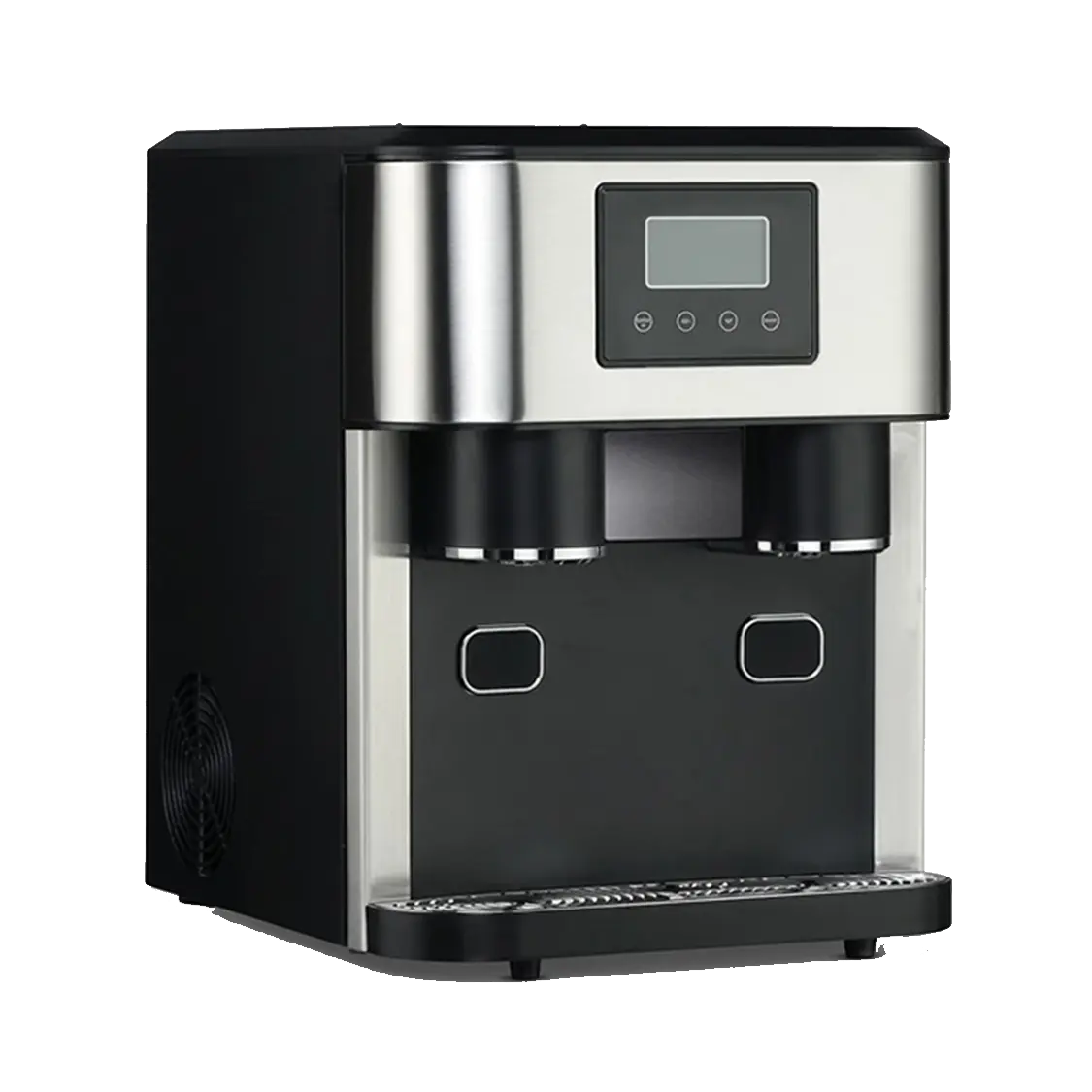 18kg/24h 3-in-1 Ice Maker No Plumb - Bullet & Crushed Ice Dispenser kim15 Bullet & Crushed Ice Dispenser